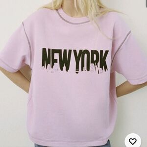 Zara Soft Pink Sweatshirt